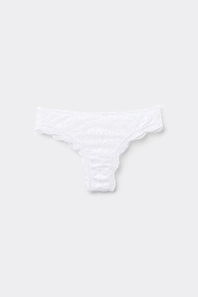 Green Viscose And Lace Thin Shoulder Straps And V-Neck Camisole, 5701_226Z, large image number 4