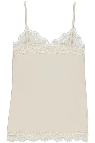 Cream Lace-Trimmed Camisole, , large image number 7