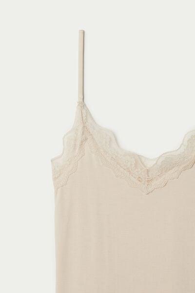 Cream Lace-Trimmed Camisole, Ivory Cream, large image number 13
