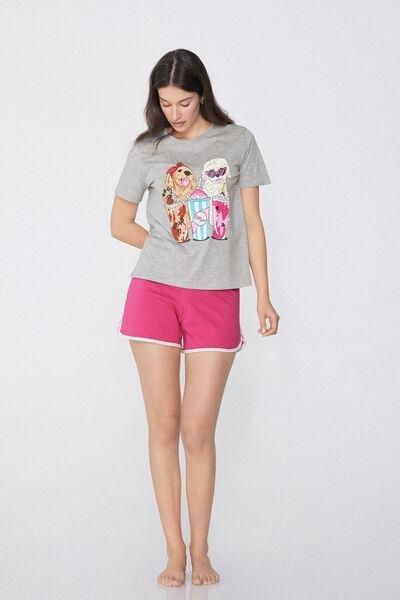 Multicolour Printed Pyjama Set, , large image number 1