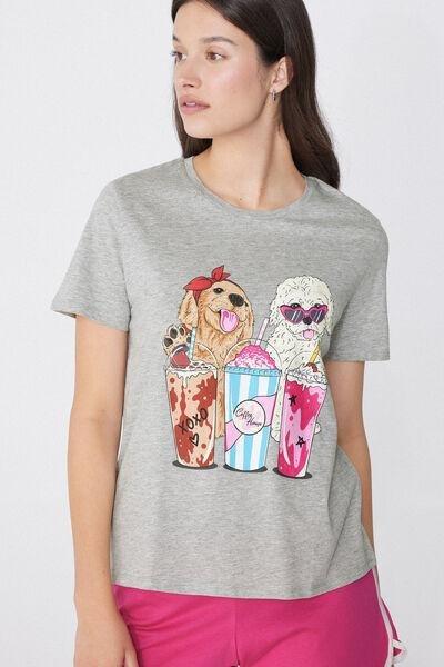 Multicolour Printed Pyjama Set, , large image number 3