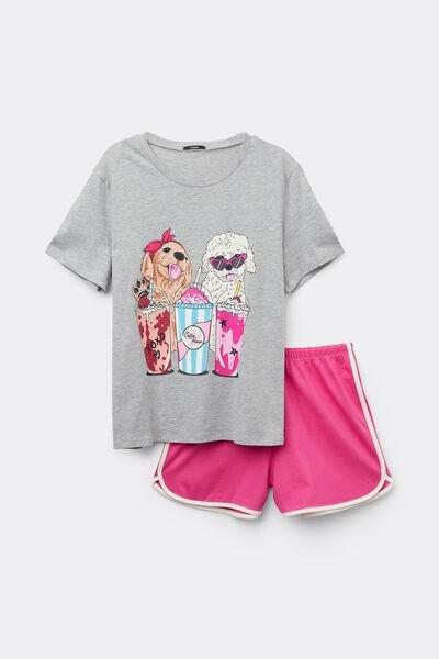 Multicolour Printed Pyjama Set, , large image number 4