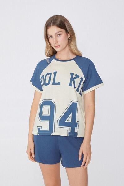 Multicolour Printed Pyjama Set, 5701_866W, large image number 1