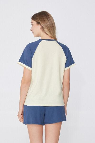 Multicolour Printed Pyjama Set, 5701_866W, large image number 2