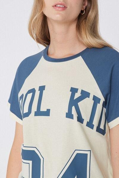 Multicolour Printed Pyjama Set, 5701_866W, large image number 3