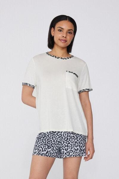 Multicolour Short Sleeve Pyjama Set, , large image number 0