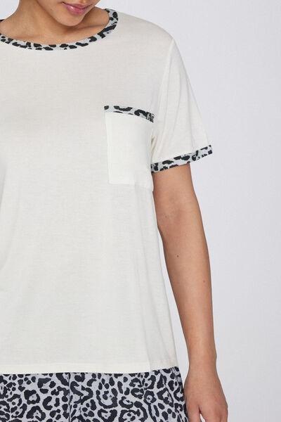 Multicolour Short Sleeve Pyjama Set, 5701_381Y, large image number 2