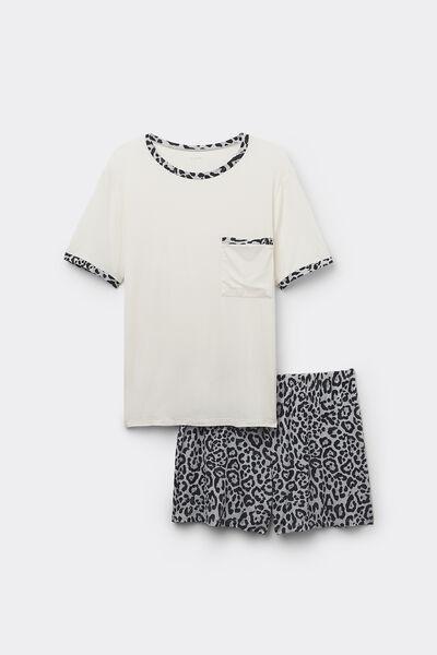 Multicolour Short Sleeve Pyjama Set, , large image number 3