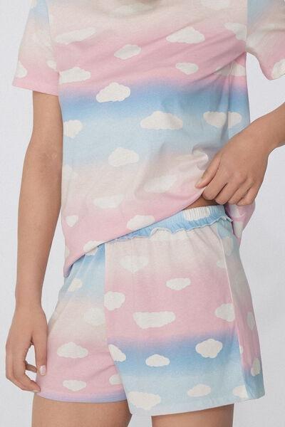 Multicolour Printed Pyjama Set, , large image number 2