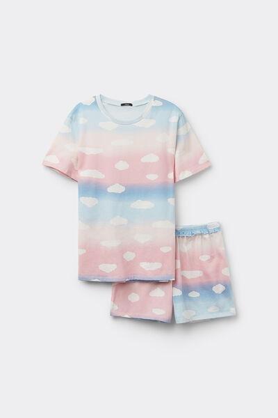 Multicolour Printed Pyjama Set, 5701_404Y, large image number 3