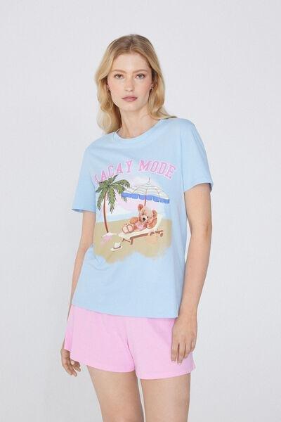 Multicolour Printed Pyjama Set, , medium
