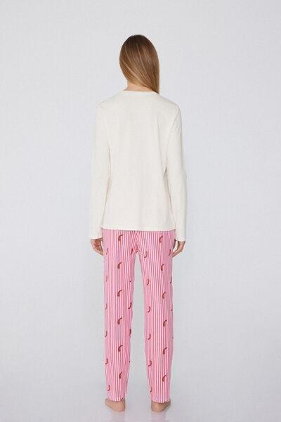 Multicolour Cotton Pyjamas Set, 5701_891W, large image number 2