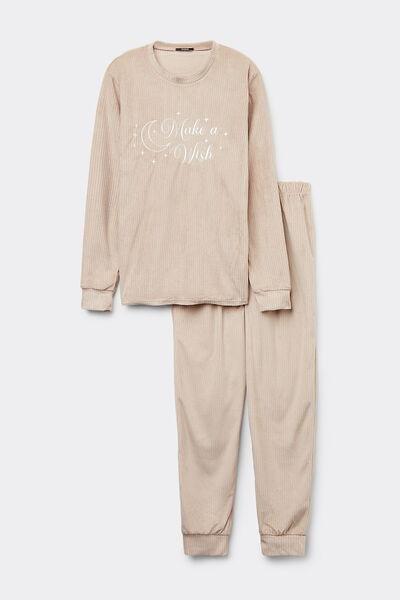 Pink Printed Pyjamas Set, 5701_303Y, large image number 3