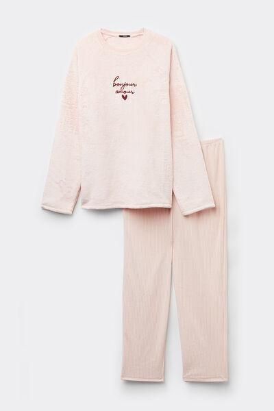 Pink Printed Pyjamas Set, 5701_193Y, large image number 4