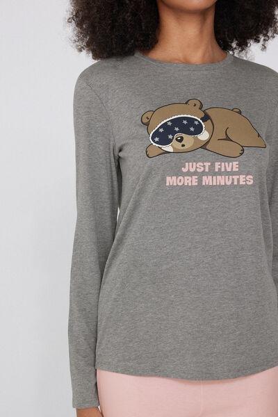 Multicolour Printed Pyjamas Set, 5701_177Y, large image number 3