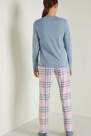 Tezenis - SKY BLUE SMURFS LOVE PRINT Long Cotton Smurf Print Pyjamas