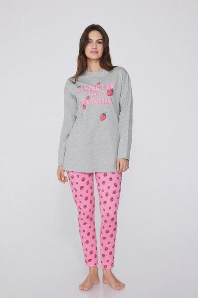 Multicolour Printed Pyjama Set, , medium