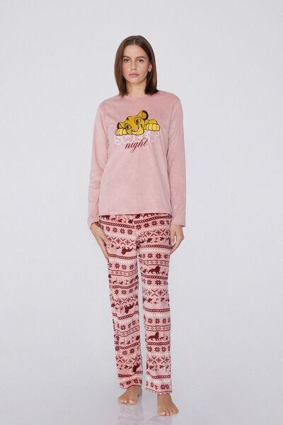 Pink Disney Lion King Pyjamas Set, , large image number 0
