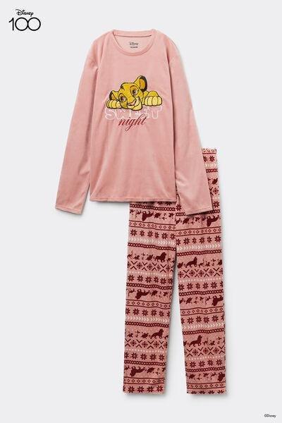 Pink Disney Lion King Pyjamas Set, , large image number 4