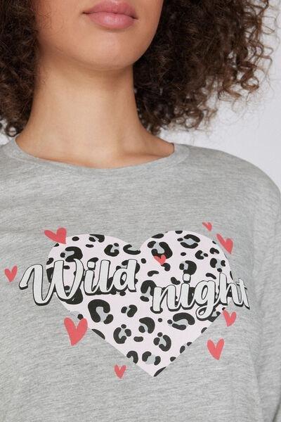 Grey Printed Pyjamas Set, 5701_379Y, large image number 5