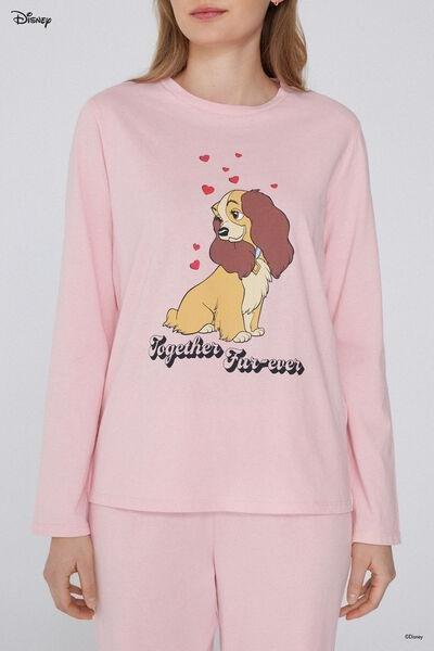 Pink Printed Pyjama Set, , large image number 2