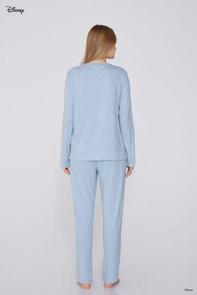Blue Printed Pyjama Set, , large image number 1