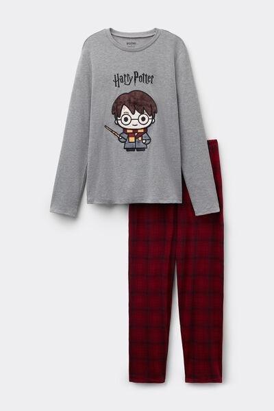 Grey Harry Potter Patch Cotton Pyjama Set, 5701_970Y, large image number 3