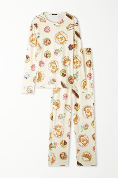 Multicolour Printed Pyjama Set, , large image number 4