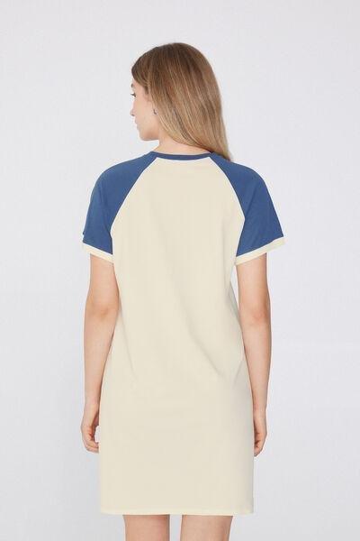 Blue Printed Nightdress, , large image number 2