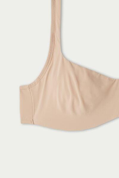 Beige Unpadded Balconette Bra, Natural Blush, large image number 9