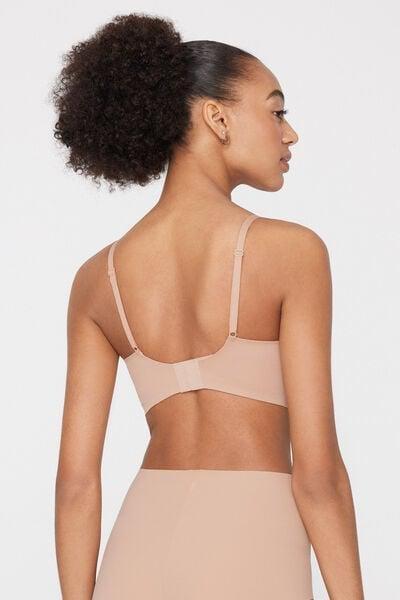 Beige Natural Lifting Laser Cut Balconette Bra, Natural Blush, large image number 2