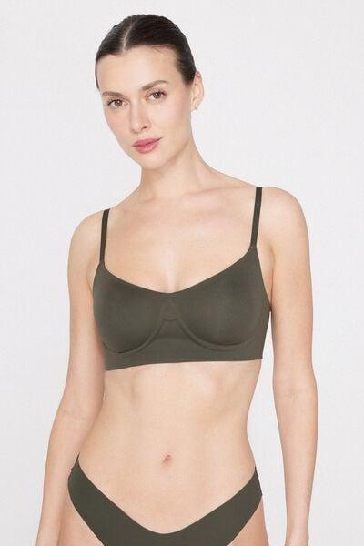 Brown Natural Lifting Laser Cut Balconette Bra, 5701_226Z, large image number 1