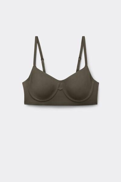 Brown Natural Lifting Laser Cut Balconette Bra, 5701_226Z, large image number 4
