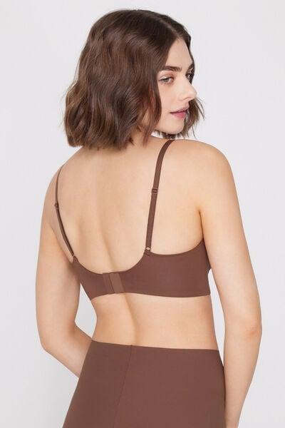 Caramel Natural Lifting Collagen Laser Cut Balconette Bra, 5701_304Y, large image number 2