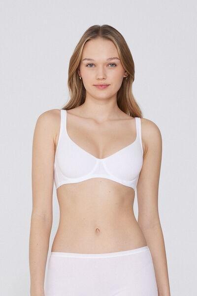 White Paris Balconette Bra, , medium