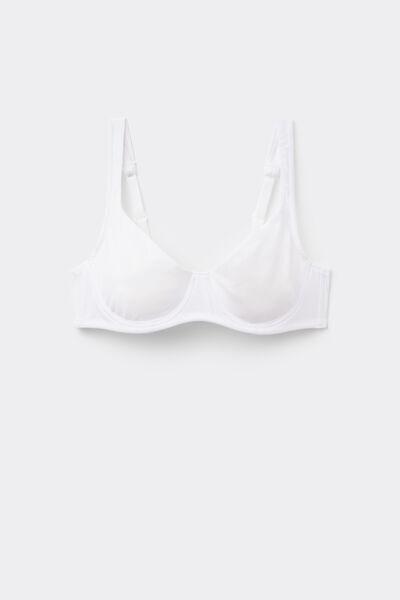 White Paris Balconette Bra, , large image number 4