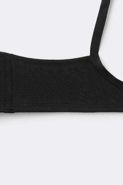 Black Paris Balconette Bra, Black, large image number 5