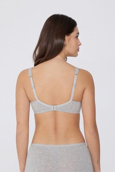 Grey Paris Balconette Bra, , large image number 2