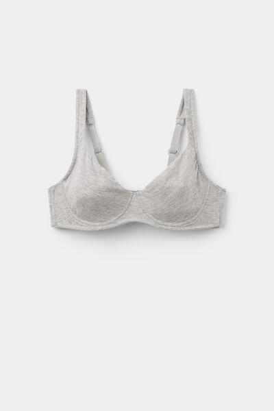 Grey Paris Balconette Bra, , large image number 4