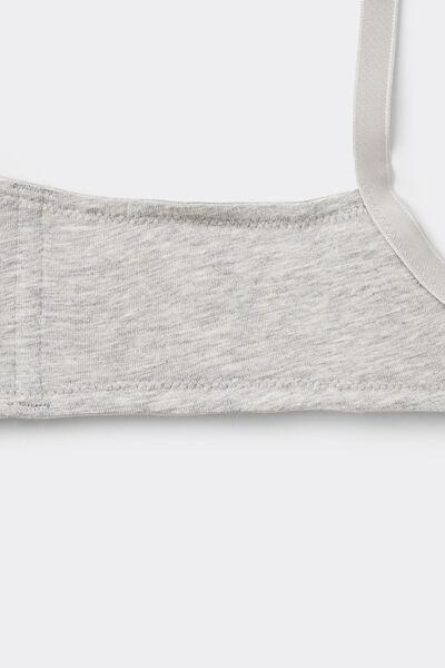 Grey Paris Balconette Bra, Light Grey Blend, large image number 5