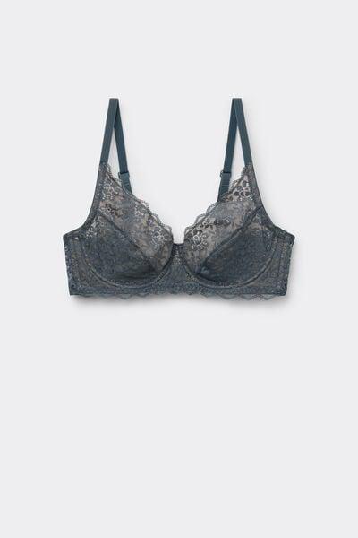 Grey Paris Recycled Lace Unpadded Balconette Bra, 5701_731Y, large image number 4