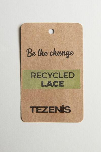 Tezenis - Black Paris Recycled Lace Unpadded Balconette Bra
