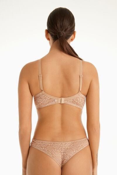 Beige Unpadded Balconette Bra, , large image number 2