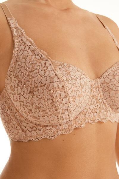 Beige Unpadded Balconette Bra, , large image number 3