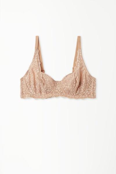 Beige Unpadded Balconette Bra, , large image number 4
