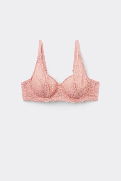 Pink Unpadded Balcony Bra, 5701_313Y, large image number 0