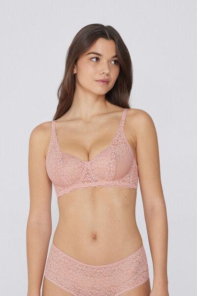 Pink Unpadded Balcony Bra, 5701_313Y, large image number 1