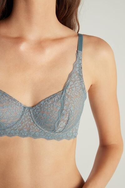 Grey Paris Recycled Lace Unpadded Balconette Bra, 5701_322U, large image number 3