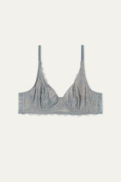 Grey Paris Recycled Lace Unpadded Balconette Bra, 5701_322U, large image number 4