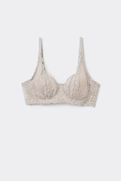 Grey Unpadded Balconette Bra, 5701_347J, large image number 4